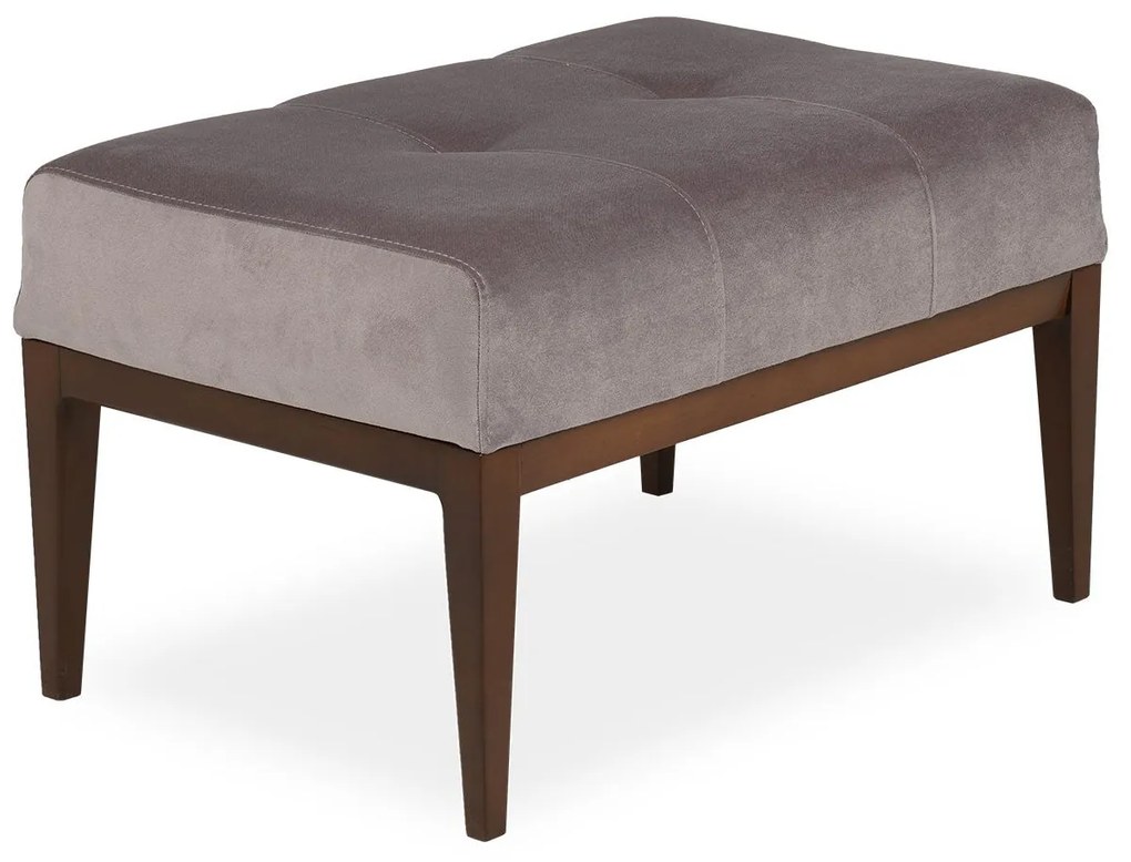 Taburet tapițat Design - Ecru