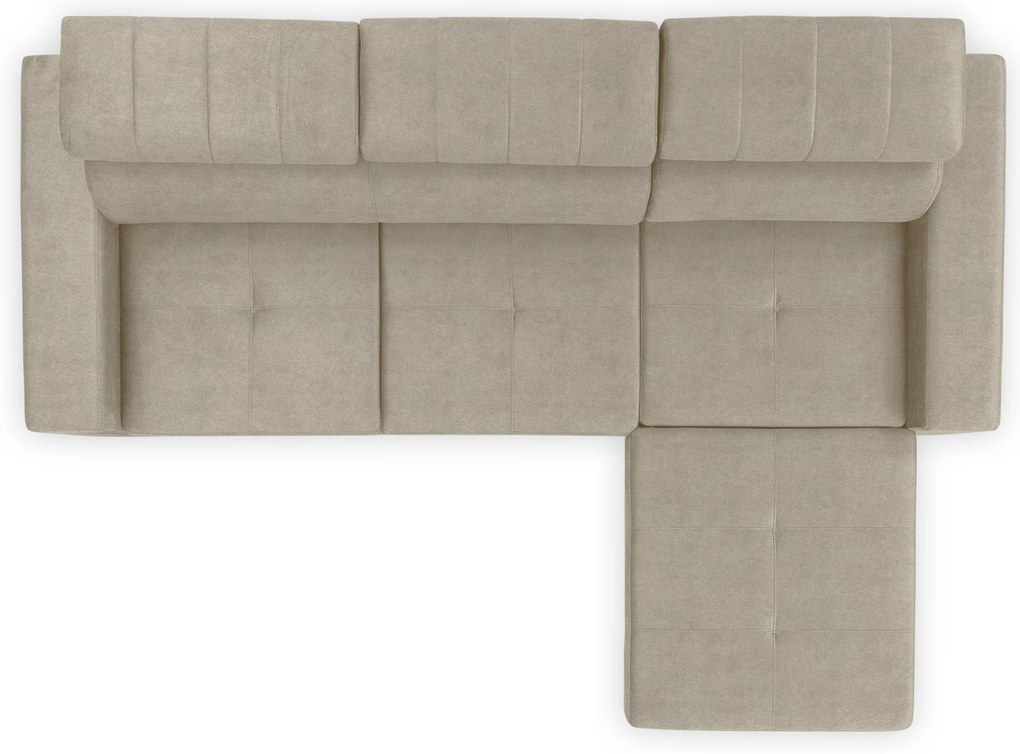 Colțar extensibil Modeno Mini universal stânga/dreapta - bej împletitură Ado 1601 Halva