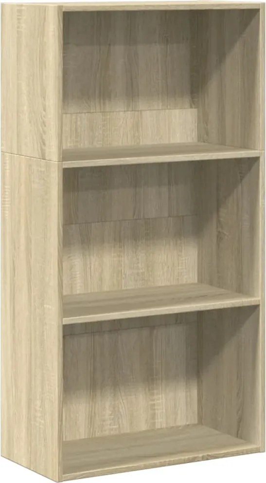 vidaXL Bibliotecă, stejar sonoma, 60x30x114 cm, lemn prelucrat