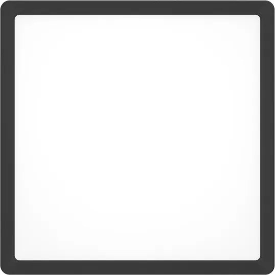 Eglo 901375 - FUEVA-Z Lampă de tavan LED RGBW dimabilă, sticlă fumurie, LED/13,5W/230V, 29,5cm, IP44, neagră