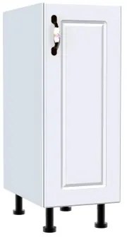 Corp inferior 30 cu 1 usa Zebra MDF alb drept