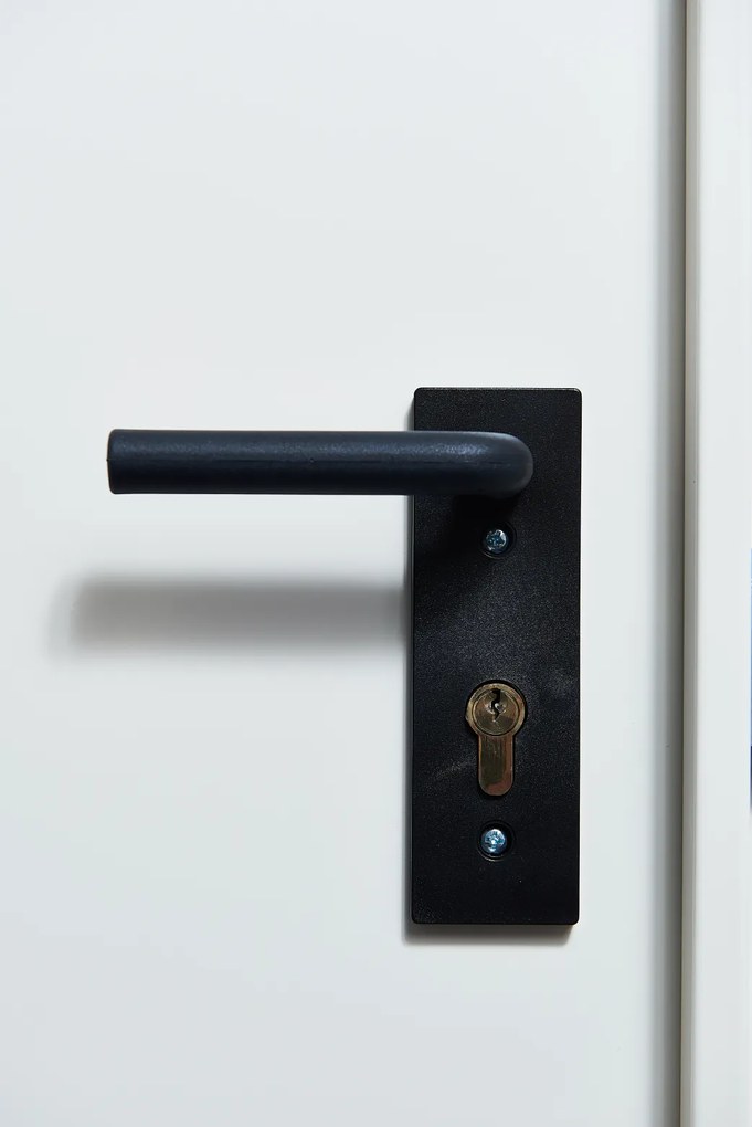 Usa metalica blat 40 mm din otel multifunctionala pentru boxa   magazie - RAL 7016 Gri Antracit - Deschidere Reversibila 800, 2050