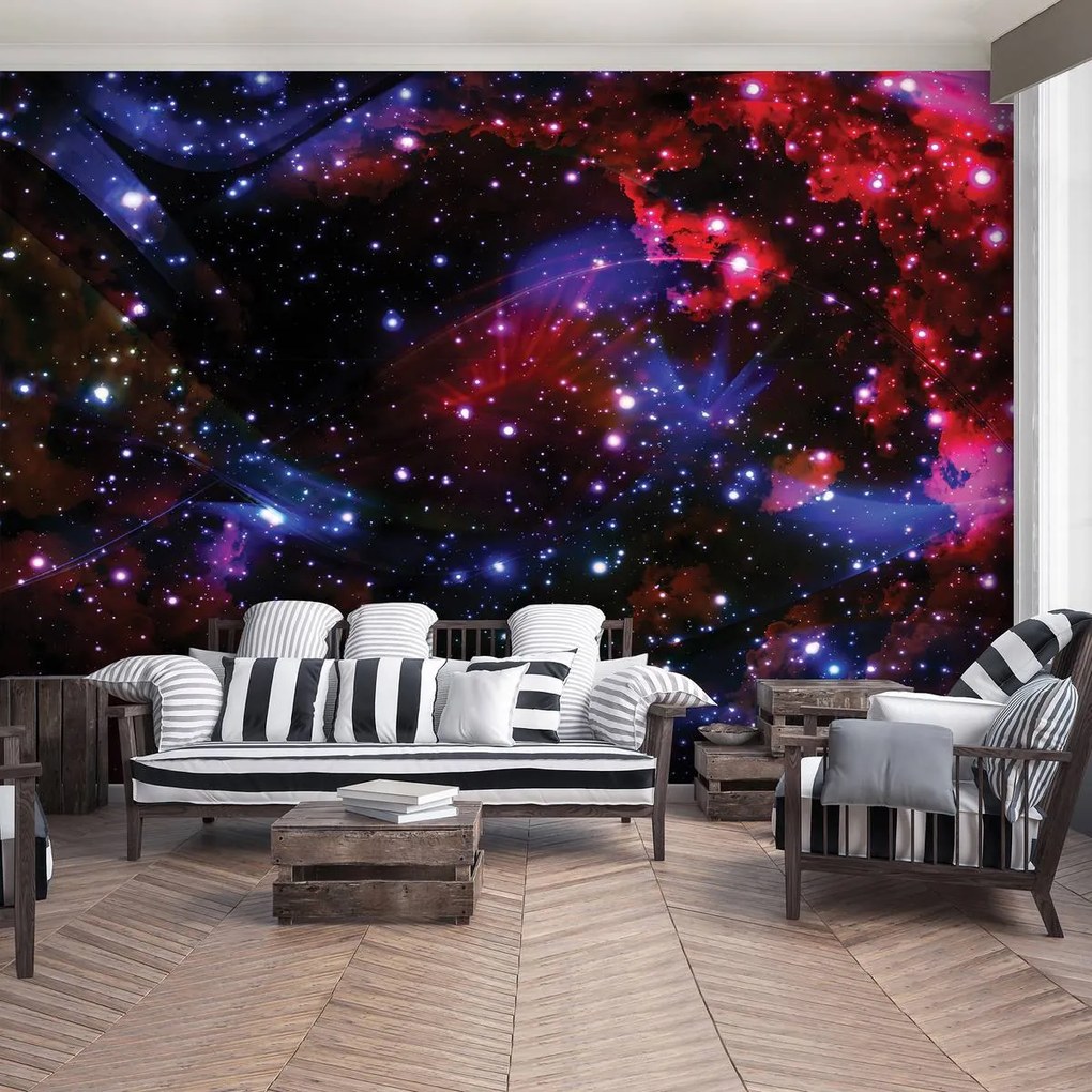 Fototapet - Cosmos colorat (254x184 cm)