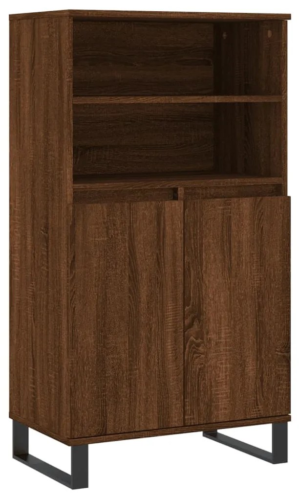 831499 vidaXL Dulap înalt, stejar maro, 60x36x110 cm, lemn prelucrat