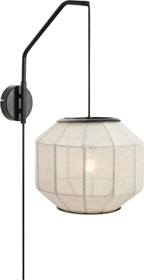 Markslöjd 108957 - Aplica de perete ASUKA 1xE27/60W/230V in/negru