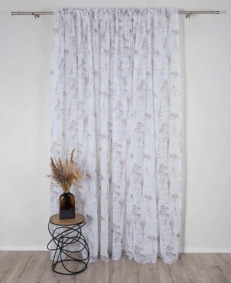 Perdea Mendola Interior, Zina, 400x260 cm, poliester, mov