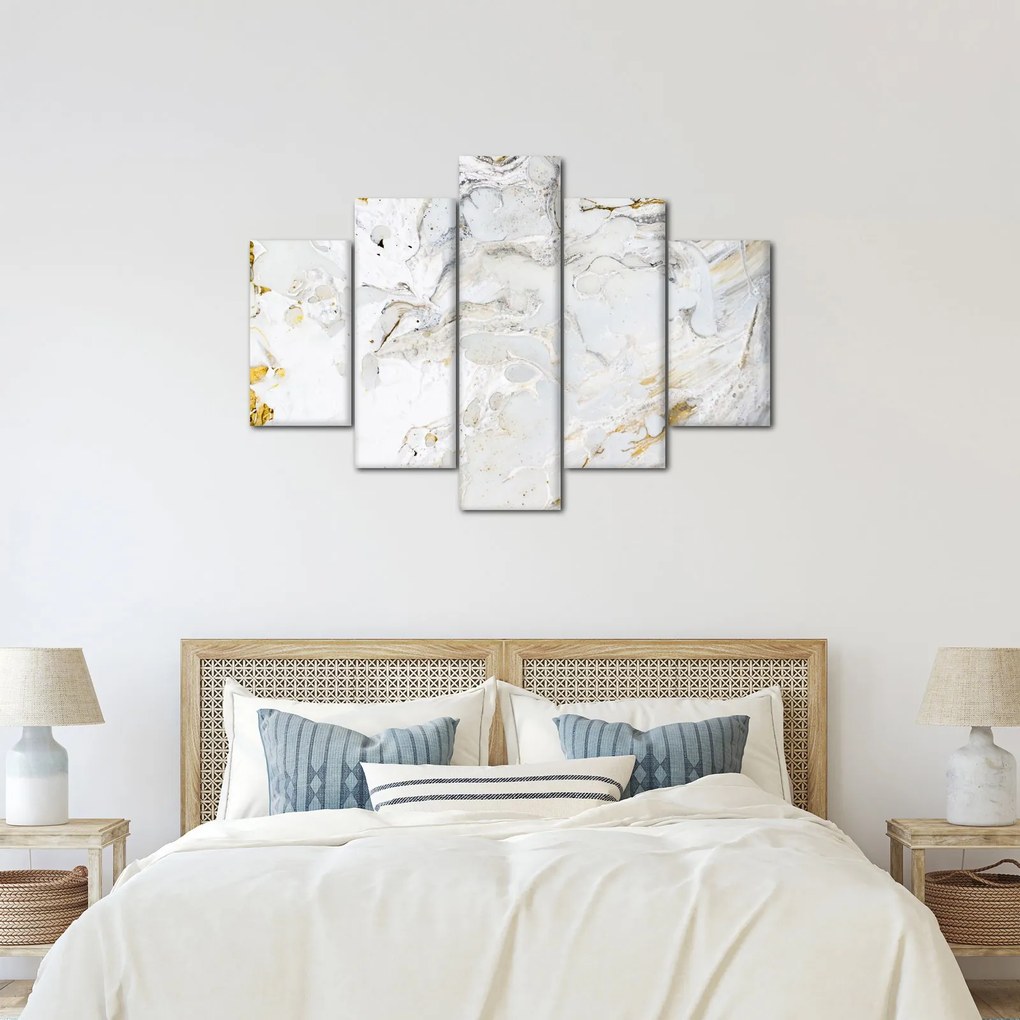Tablou - Hârtie de ulei cu design de marmură (150x105 cm)