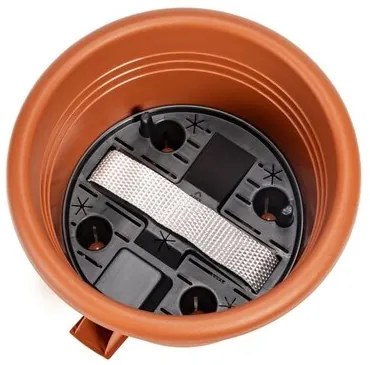 Plastia Ghiveci cu auto-apărare Narza 35 cmdiametru, teracotă, diam. 35 cm