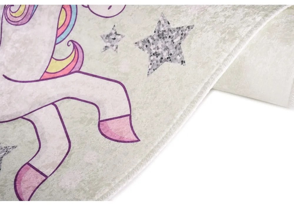 Covor pentru copii 80x150 cm Flying Unicorn – Vitaus