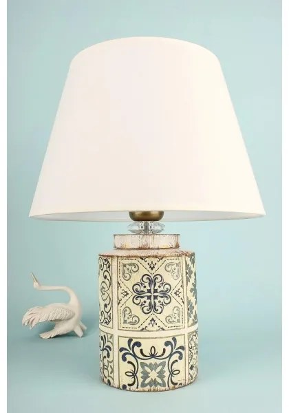 Lampă de masă RAMZES 1xE27/40W/230V albă