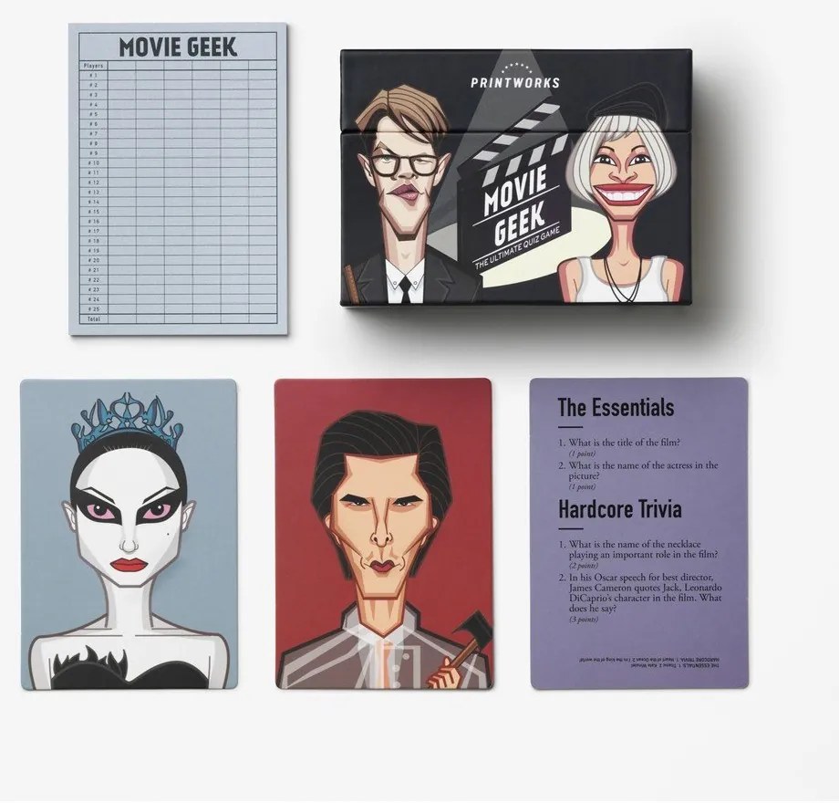 Joc de societate Trivia game Movie geek – Printworks