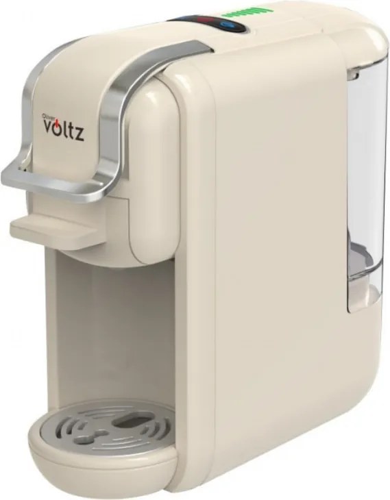 Espressor pentru cafea macinata si capsule 8in1 Oliver Voltz OV51171P8R, 1450 W, 19 bari, 0,6 l, 5 adaptoare, 7 trepte apa, Crem