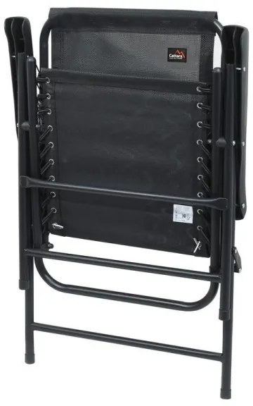 Scaun de grădină pliabil negru