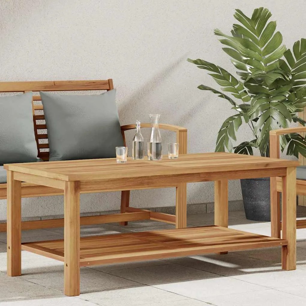 vidaXL Masă de cafea Maro 110 x 55 x 45 cm Lemn masiv de tec