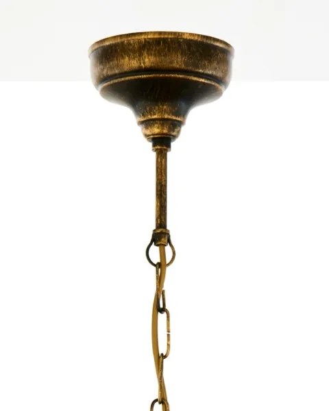 Brilagi - Lustră pe lanț MOLLERO 1xE27/15W/230V Ø 24 cm bronz/patină