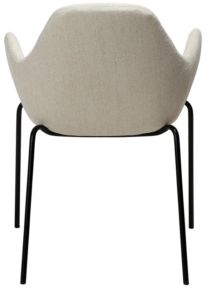 Fotoliu crem cu tapițerie din țesătură bouclé Zimmer – DAN-FORM Denmark