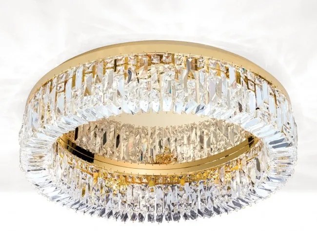 Lustra aplicata cristal Schöler design modern de lux Ring 24K 60cm gold plated