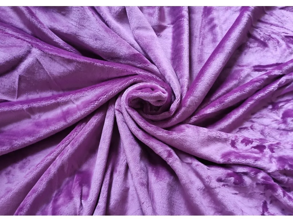 Cearșaf de pat micropluș violet, 90 x 200 cm, 90 x 200 cm