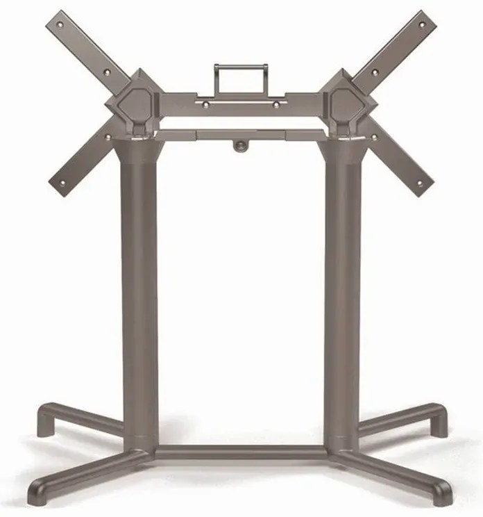 Bază masă exterior Nardi - Scudo Double, 87 x 52 x 72 cm Tortora