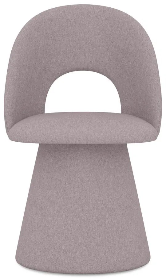 Scaun de sufragerie mov lavandă tapițat Kalo – Makamii