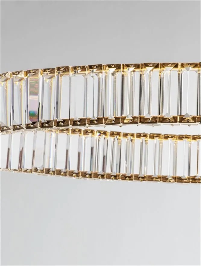 Lustra LED suspendata cristal design elegant AURELIA 47W