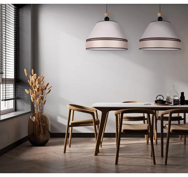 Duolla - Lustră pe cablu AVIGNON 2xE27/15W/230V bej