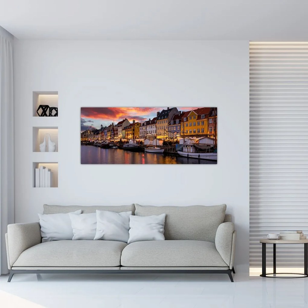 Tablou - Nyhavn, Copenhaga (120x50 cm)