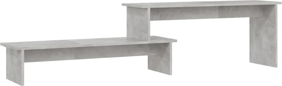 vidaXL Comodă TV, gri beton, 180x30x43 cm, PAL