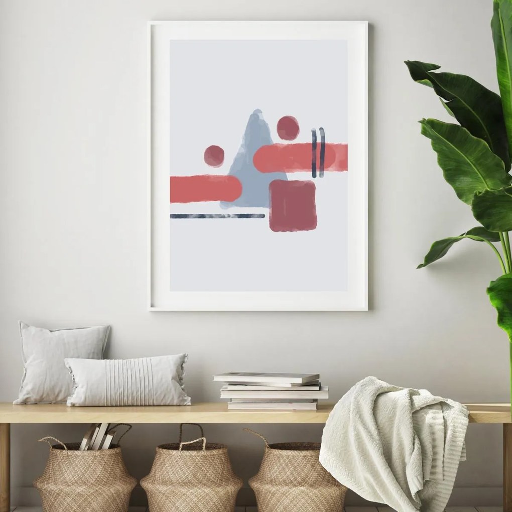 Poster - Abstracție pictată (A4)