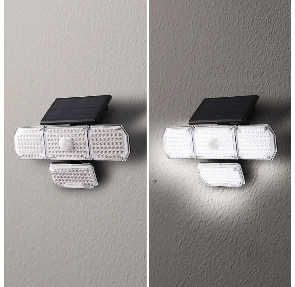 Aplică LED solară cu senzor Brilagi WALLIE LED/5W/5,5V IP65