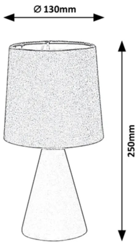 Veioza / Lampa de masa design modern Nalani gri