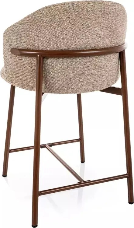 Scaun de bar Osaka H-2 bej 253 / nuc