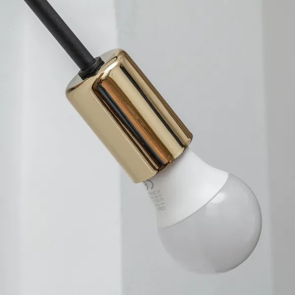 Aplica de perete OXFORD 1xE27/15W/230V auriu/negru