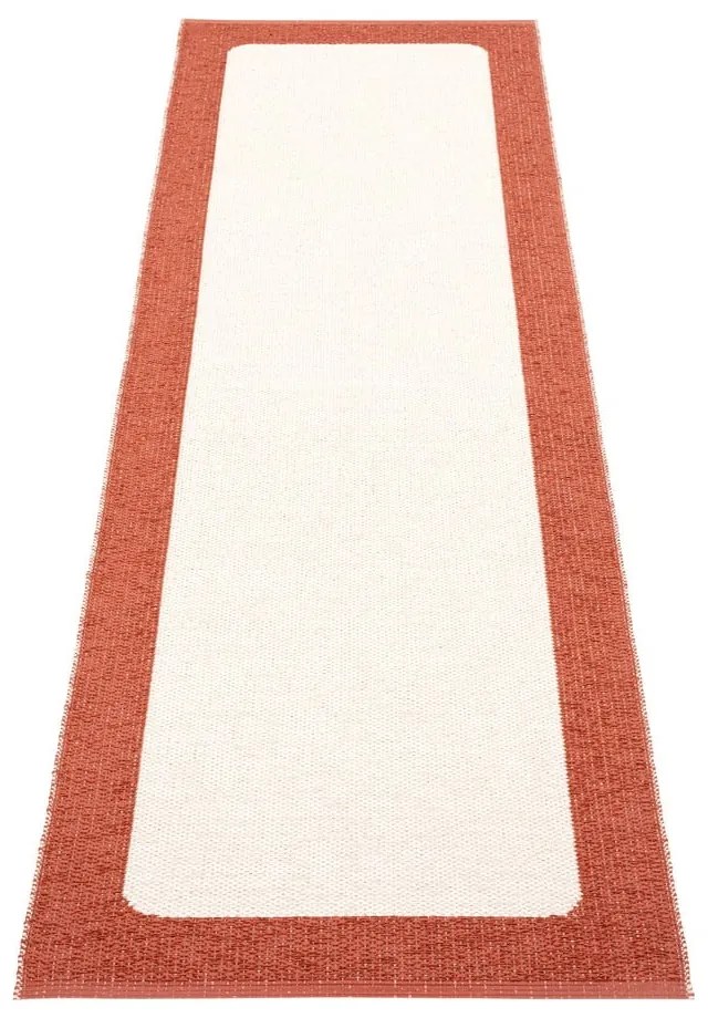 Covor tip traversă pentru interior și exterior cărămiziu/crem 70x240 cm Ilda Brick – Pappelina