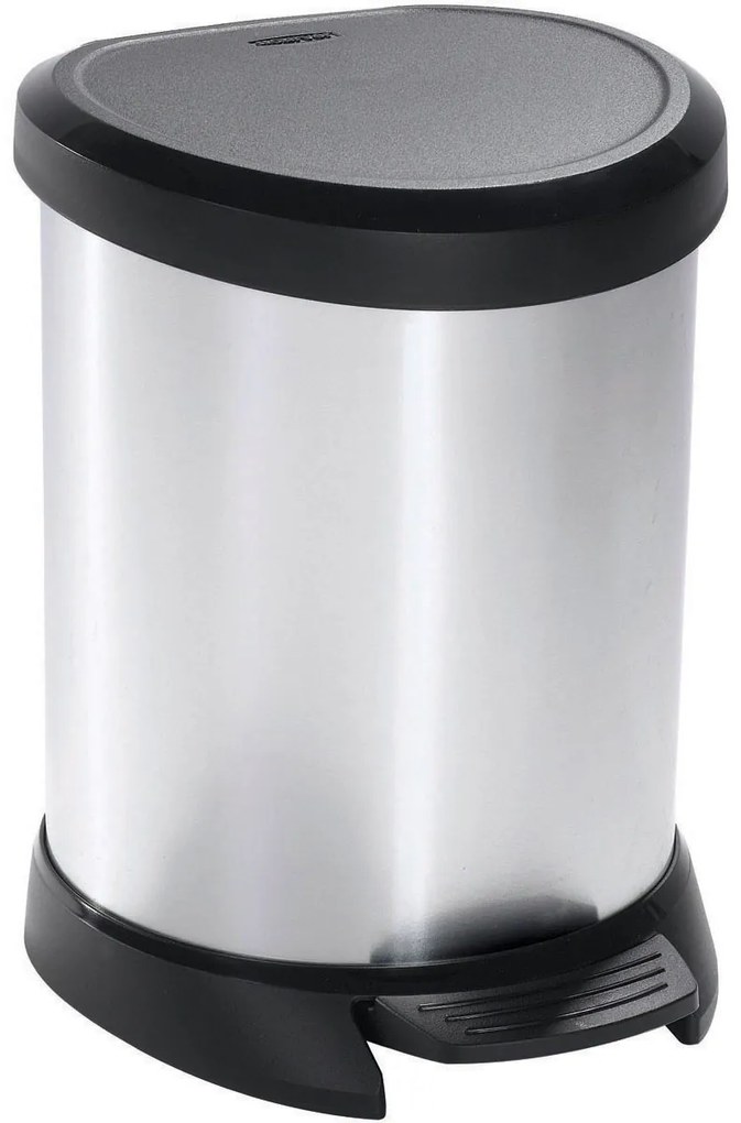 Curver Coș de gunoi Decobin 5 l, argintiu