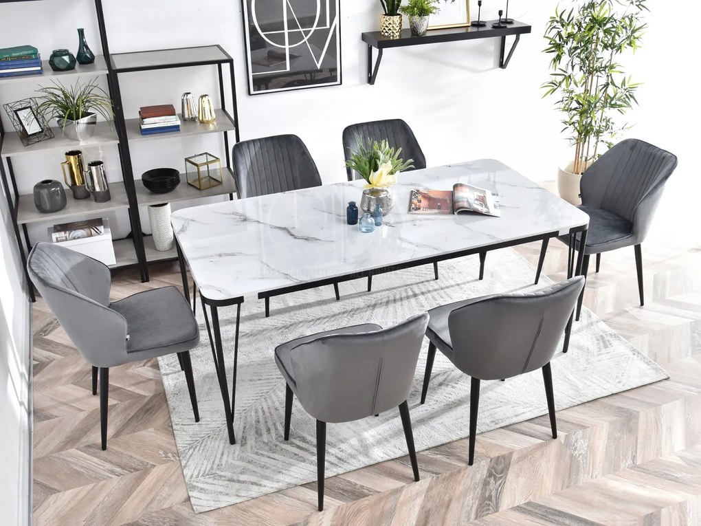 Scaun Greta K (gri + negru). 1111064