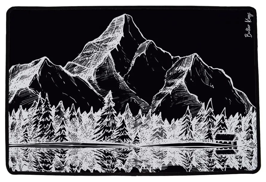 Covoraș de intrare 45x75 cm Cabin in the Mountains – Butter Kings