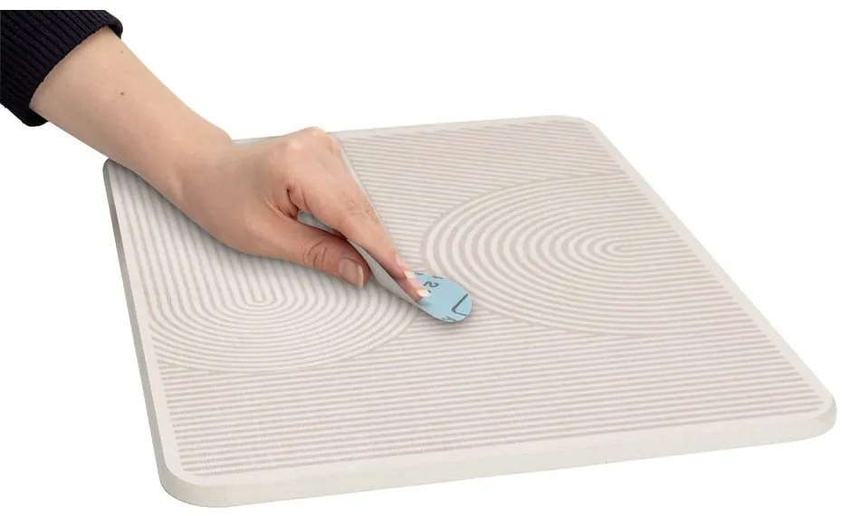 Scurgător de vase bej din diatomit 40x30 cm Damon – Wenko