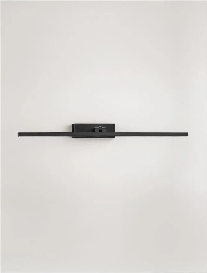 Aplica de perete LED baie IP44 MAREL negru