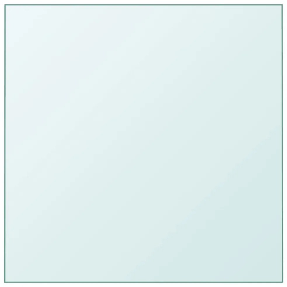 vidaXL Blat de masă, transparent, 30x30 cm, sticlă securizată