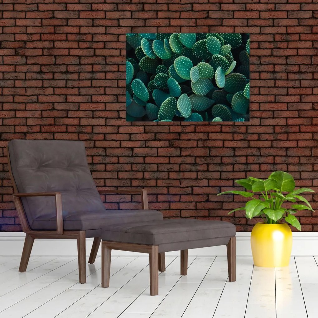 Tablou pe sticlă - Opuntia (70x50 cm)