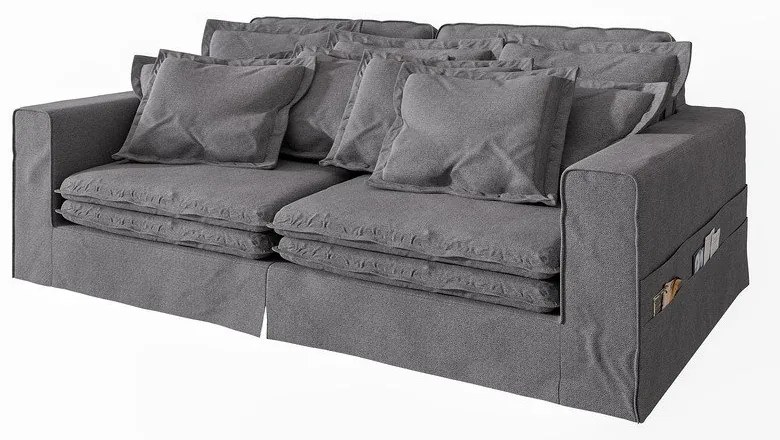 Canapea gri 236 cm Nora – Ropez