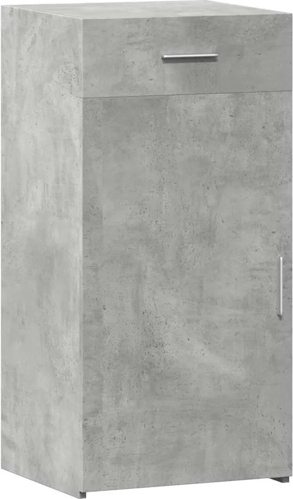 vidaXL Dulap, gri beton, 45x42,5x93 cm, lemn prelucrat
