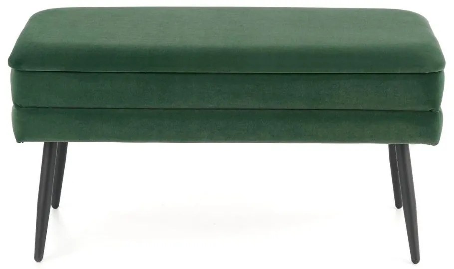 Scaun Velva 1, verde/negru