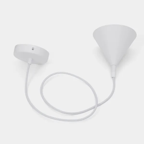 Brilagi - Lampă suspendată pe cablu CONE SINGLE 1xGX53/15W/230V albă