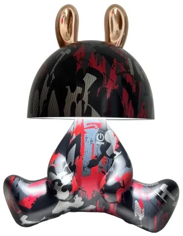 Veioză LED tactilă dimabilă pentru copii FANCY LED/2,5W/3,7V negru/roșu