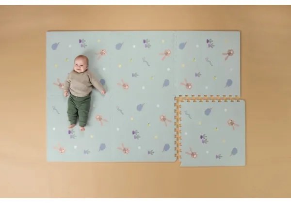 Covoraș de joacă pentru copii XL Puzzle Grădină Taf Toys