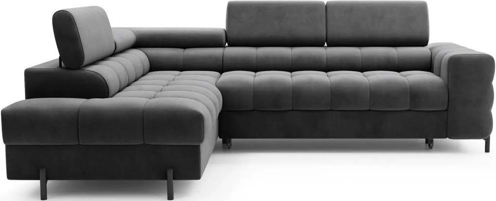 Coltar extensibil Ferruce cu tetiere reglabile L276 cm