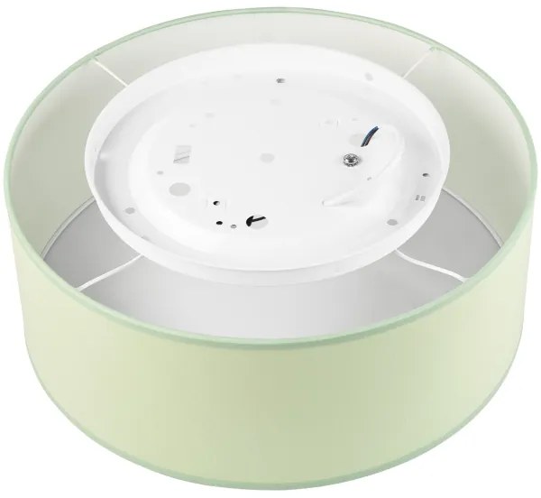 Plafonieră SIRJA PASTEL 1xE27/60W/230V d. 35 cm verde