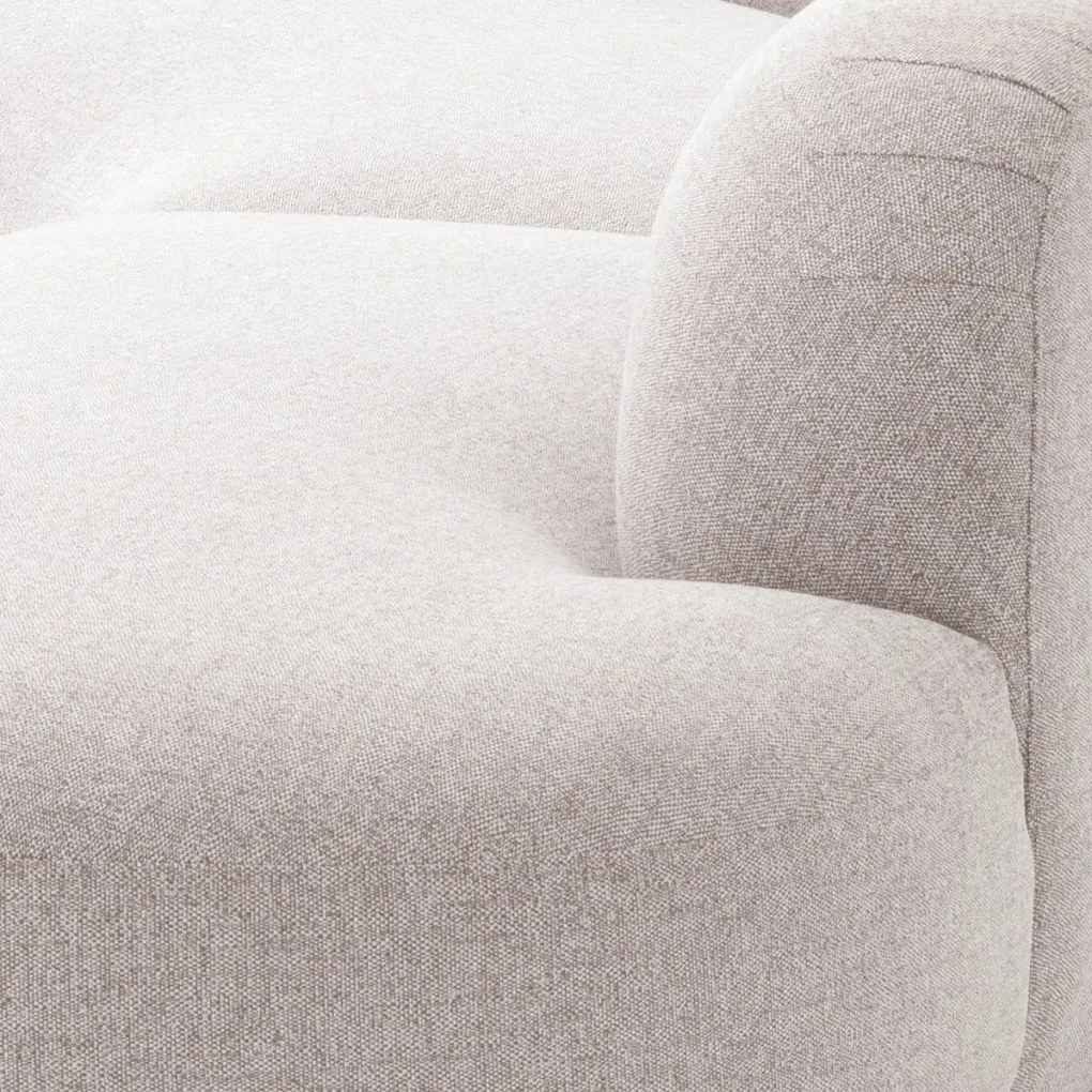 Canapea design modern LUX Bjorn L, mauritius grey